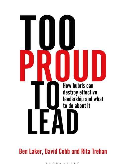 Title details for Too Proud to Lead by Ben Laker - Available
